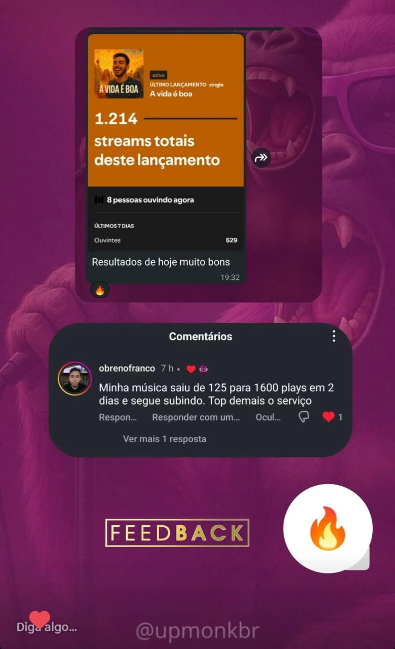 Depoimento real de artista UPMONK 2